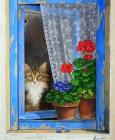 Прикрепленное изображение: Фусун Уркун (Кошка у окна).jpg