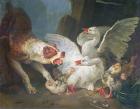 Прикрепленное изображение: A Dog Attacking Geese, 1769.jpg